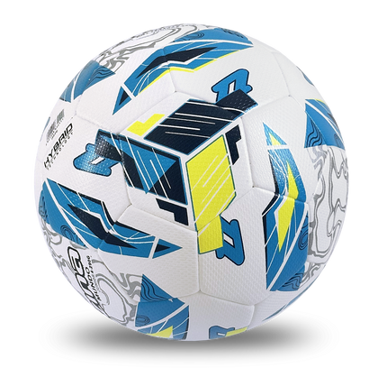 Biało-niebieska piłka nożna Zina Mundo Junior 290g A02700-104