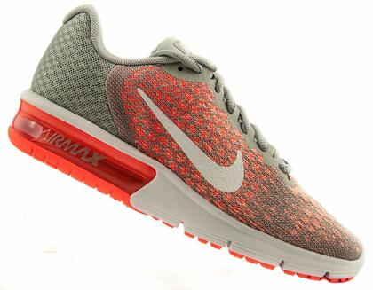 Szaro-pomarańczowe buty damskie Nike Air Max Sequent 852465-005