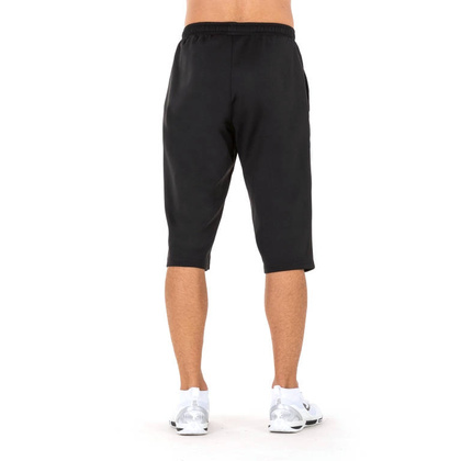 Czarne spodnie treningowe 3/4 Joma Capri Fleece Bermudy 101101.100
