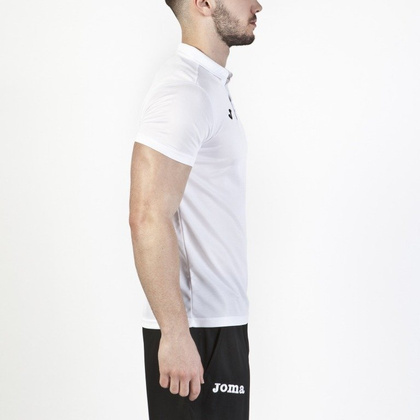 Biała koszulka polo Joma Hobby 100437.200 Junior