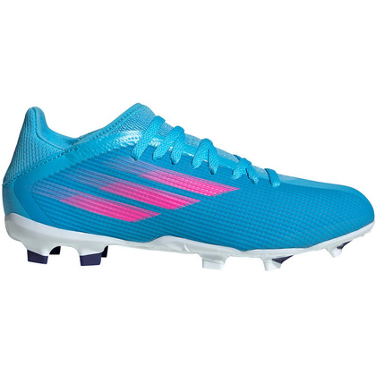 Niebieskie buty piłkarskie korki Adidas X Speedflow.3 FG GW7486 - Junior