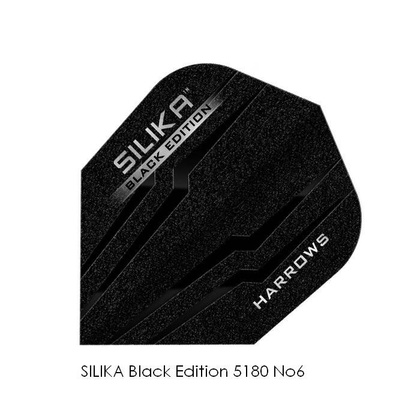 Piórka Harrows SILIKA Black Edition
