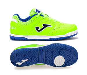 Seledynowo-niebieskie buty halowe Joma Top Flex 2511 TPJS2511IN - Junior