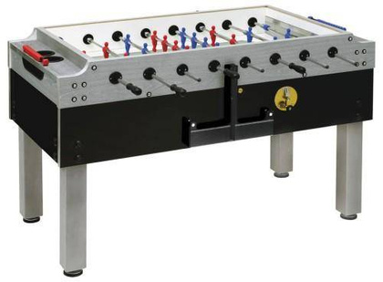 STÓŁ PIŁKARZYKI NA ŻETONY OLYMPIC SILVER OSIE TELESKOPOWE