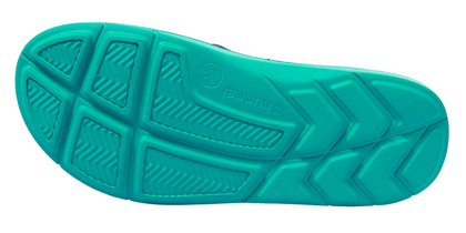 Czarno-turkusowe klapki Hummel Jensen Sandal 60451-7364