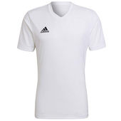 Biało-czarny strój sportowy na WF Adidas Entrada 22 HC5071 + H57504