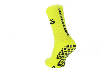 Seledynowe skarpety sportowe-antypoślizgowe Control Socks Fluo