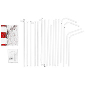 BRAMKA DO PIŁKI NOŻNEJ Z SIATKĄ 300x160x90CM ENERO