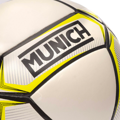 Kremowo-zielona piłka nożna Munich Prisma Football 5000080