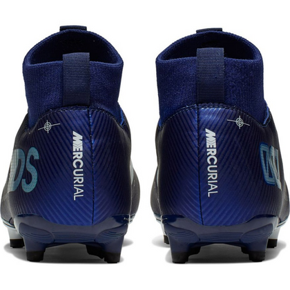Granatowe buty piłkarskie korki Nike Mercurial Superfly 7 Academy FG/MG BQ5427-401