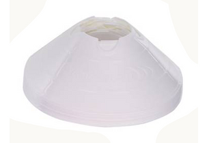 Białe wysepki, stożki treningowe pod laskę 100632