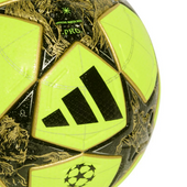 Seledynowo-czarna piłka nożna meczowa Liga Mistrzów Adidas UCL Pro JP1545