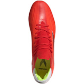 Czerwono-białe buty piłkarskie korki Adidas X Speedflow.2 FG FY3289