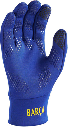Granatowe rękawiczki piłkarskie Nike FCB Stadium GS0354-485