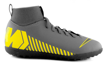 Szare buty piłkarskie na orlik Nike Mercurial Superfly Club TF AH7345-070 JR
