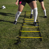 Drabinka treningowa 4m -10 szczebli, pomarańczowa DT10-4M-O