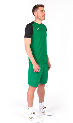 Czarno-zielona koszulka Joma Academy IV 101968.451