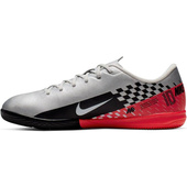 Srebrne buty piłkarskie halówki Nike Mercurial Vapor Academy AT8139-006 - Junior