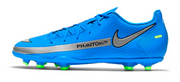 Niebieskie buty piłkarskie korki Nike Phantom GT Club FG/MG CK8479-400 - junior