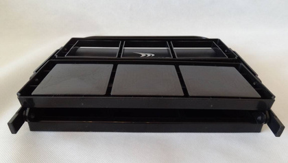 Czarny koszyk na bidony (6 szt.) Yakimasport 100122