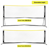Zestaw do siatkonogi BazookaGoal Soccer Tennis 300x100 cm
