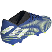 Granatowo-seledynowe buty piłkarskie korki Adidas Nemeziz.2 FG FW7412