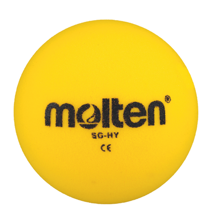 Żółta piłka piankowa Molten SG-HY Soft 160mm