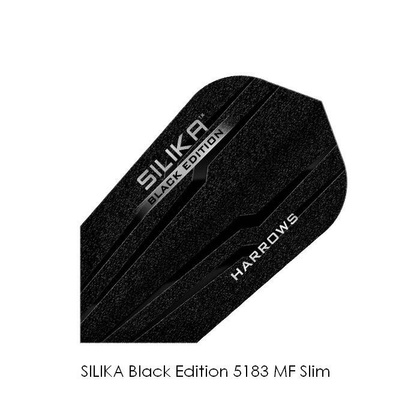 Piórka Harrows SILIKA Black Edition