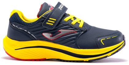 Granatowo-żółte buty sneakersy Joma Fury 2233 JFURYW2233V - Junior