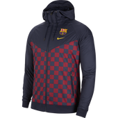 Kurtka przeciwdeszczowa Nike FC Barcelona Windrunner AT4358-451 granatowo-bordowa