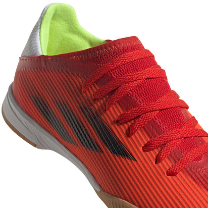 Pomarańczowo-czerwone buty halowe Adidas X Speedflow.3 FY3300