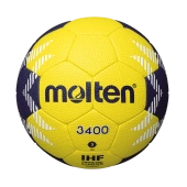 Żółto-granatowa piłka ręczna Molten 3400 H3A3400-YN r.3