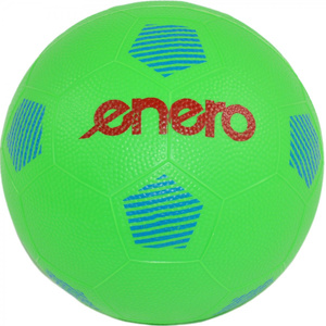 PIŁKA GUMOWA NOŻNA 22CM ZIELONA ENERO