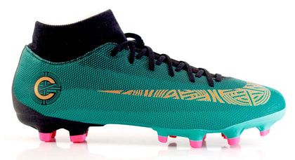 Zielone buty piłkarskie Nike Mercurial Superfly Academy CR7