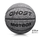 Piłka koszykowa Meteor Ghost odblaskowy biały 7