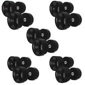 HPC SET ZESTAW HANTLI POLIURETANOWYCH 2 x 27.5 - 37.5 KG CPU (325 KG) HMS