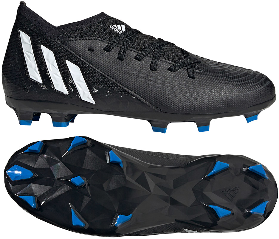 Czarne buty piłkarskie korki Adidas Predator Edge.3 FG
