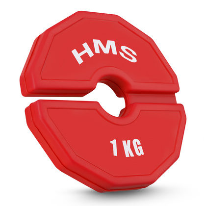 TSN100 2 x 1 KG TALERZ NA SPRZĘT DO TRENINGU SIŁOWEGO I FITNESS TYPU NAKŁADKA 2 x 1 KG HMS