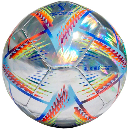 Kolorowa piłka nożna Adidas Al Rihla Training Fifa World Cup 2022 H57799