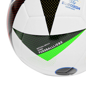 Biała piłka nożna Adidas Fussballliebe Training Euro 2024 IN9366