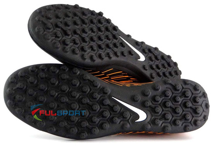 Pomarańczowo-czarne buty piłkarskie na orlik Nike Bravatax TF 844437-002