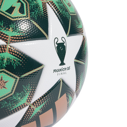 Zielono-biała piłka nożna Adidas  UCL UEFA Champions League JH1296