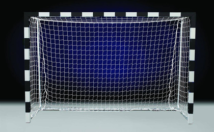 Bramka do piłki ręcznej alu 3x2 m typ 2 (przenośna) biało-czerwona