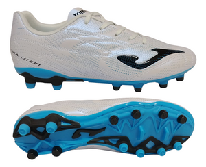 Biało-niebieskie buty piłkarskie Joma Evolution 2532 EVJW2532FG