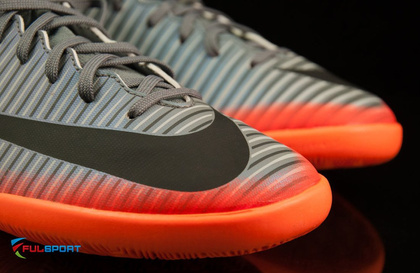 Szaro-pomarańczowe buty piłkarskie Nike Mercurial Victory CR7 IC 903598-001 JR