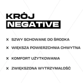 Pomarańczowo-czarne rękawice bramkarskie Football Masters Varis X PRO Orange Fluo