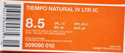 Buty na halę Nike Tiempo Natural  IV LTR IC