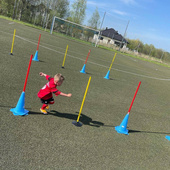 Żółta laska tyczka treningowa Yakimasport 100075 100cm