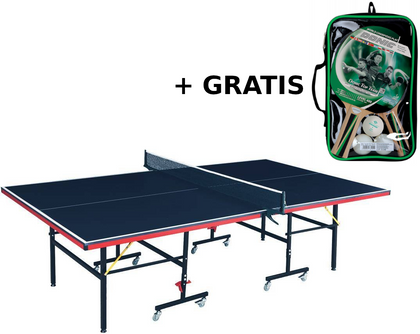 Zestaw do tenisa stołowego stół + siatka Allright Zefir TT03001 + komplet Top Team 400 