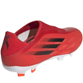 Czerwono-białe buty piłkarskie korki Adidas X Speedflow.3 LL FG FY3271